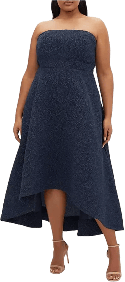 Plus Size Tiffany Hi Low Maxi Dress