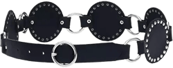 Women's Articulated leather belt