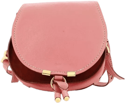 Small Marcie Nude Crossbody Bag Leather