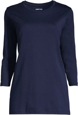 Women's 3/4 Sleeve Cotton Supima Tunic