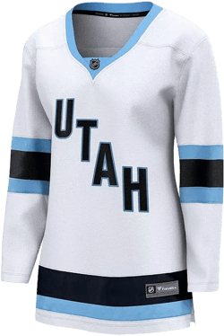 Women's White Utah Hockey Club Away Premier Breakaway Jersey