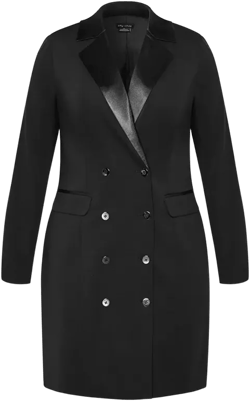 Plus Size Tuxedo Dress
