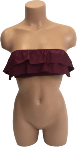 Women&#39;s Ruffle Bandeau Bathing Suit Top