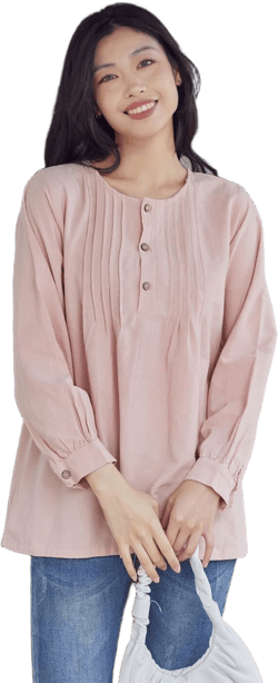 Women's Spring Cotton Tops Long Sleeves Blouse Casual Loose Kimono Customized Shirt Top Hand Made Plus Size Clothes Linen