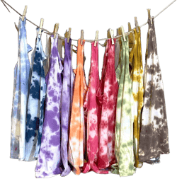 Vibrant Tie-Dye Racerback Tank Top: Summer Beach Loungewear, XS-2X Plus Size, Boho Festival Gift