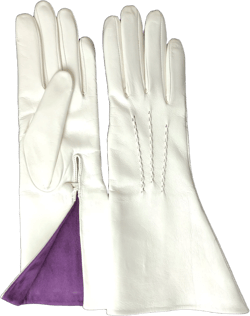 Titanic Rosa Gloves Long silk lined 29 cm leather gloves Handmade Ladies Gloves Genuine leather gloves Best gift for lady