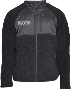Personalized Unisex Full Zip Sherpa Fleece Jacket, Gift for Employees Business Logo, Embroidered Customized Sports Jacket, Teddy Zip Up