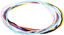 Seed Bead Choker Necklace, Choose Color, Boho, Waterproof, Hippie, Beach, Gypsy, Minimalist, Beaded, Stretchy, Necklaces for Women, Friends