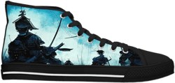Womens Japanese Ronin High Tops. Ladies Japanese Designer Sneakers. Ladies Japanese Ronin Trainers.