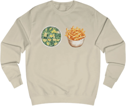 Caesar Salad sweatshirt, French Fry sweatshirt, Ultimate Meal, Bridesmaid, French fry sweatshirt, girl dinner, Foodie Unisex Sweatshirt