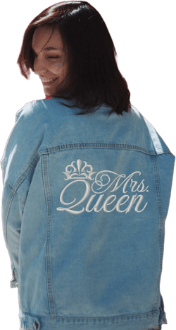 CUSTOM EMBROIDERED JEAN Jacket Made to Order