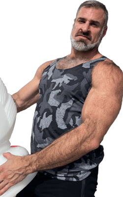 BEARLY CAMOU GREY Camouflage Print Gay Tank Top