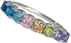 Mother&#39;s Day Ring, Rose Gold Ring for Mom, Custom Birthstone Ring, Family Rings for Women Rose Gold, Christmas Gift Birthstone Ring for Mom