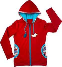 Cotton Zippered hoodies for women, Funny women&#39;s zip-up hoodie, Cute Sweatshirt with pockets, Colorful tunic hoodie, BBF, sister gift idea