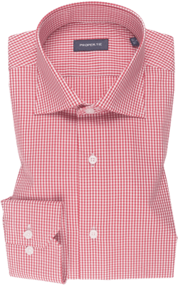 Red Checkered Men&#39;s Shirt