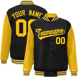KXK Personalized Bomber Jacket,Custom Varsity Jacket Baseball Letterman Jacket Coat for Men Women Kids