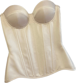 Satin overbust Body shaping Corset with cups Corset top for prom Satin Bustier for bridesmaid Wedding Cocktail bustier, bridal corset top