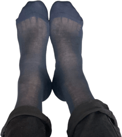 Sheer Dress Socks for Men | 97 % Cotton Socks | Super Thin Texture | Black Socks | Brown Socks | Grey Socks | Blue Socks | White Socks |