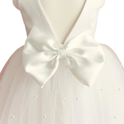 Bohemian Ivory Flower Girl Dress, Rustic Tulle Wedding Dress, Will You Be My Flower Girl Proposal, Boho Dresses
