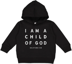 I am Child of God Toddler Hoodie, Christian Toddler Hoodie, Religious Kids Hoodie, Christian Kids Hoodie, Youth Hoodie