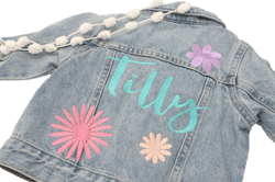 Name Jacket, Embroidered Denim Jacket, Custom Denim Jacket, Personalized Jean Jacket, Embroidered Jean Jacket, Denim Name Jacket