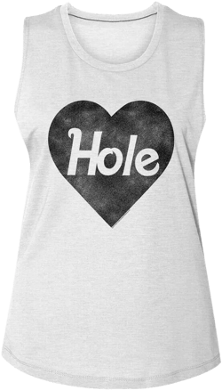 Hole Women's Tank Top Vintage Heart Logo Sleeveless Graphic Top Punk Rock Band Concert Tops Band Tour Merch Cool Gift For Her