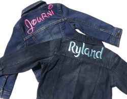 Children's Personalized Jean Jacket, Kids Name Jacket, Kids Denim Jacket, Denim Jacket, Toddler Demin Jacket, Toddler Jean Jacket