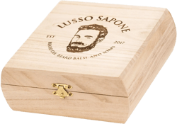 Complete Beard Grooming Set - Beard Oil, Balm, Wash, Wood Comb (4 oz each) by Lusso Sapone