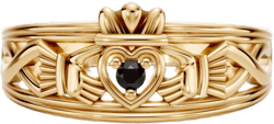 Unique Claddagh Ring Irish Friendship Symbol Celtic Wedding Ring for Women Anniversary Gifts for Her Birthday Gifts Promise Knot Ring