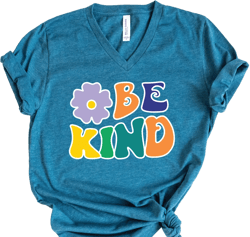 Be Kind Vintage Shirt, Be Kind V-Neck Shirt, Be Kind, Be Kind V-Neck Shirt, Be A Kind Human Shirt, Kindness Women V-Neck Shirt