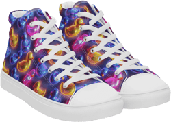 Rubber Duck Canvas High Top Shoes Festival Wear Men Rave Outfit Ducky Clothing Rave accessories
