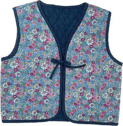 Quilted vest Handmade, upcycled vest, reversible vest, handmade vest, cozy weather vest, quilted cotton, quilted clothing