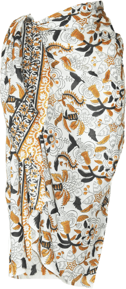 Women Pareos 100% Cotton, Floral Kalamkari, Batik Indian Hand Block Print Swimwear Sarongs & Cover-Ups, (100 CM X 180 CM)