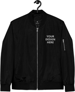 Personalized Embroidered Bomber Jacket, Customized Logo Bomber Jacket, Custom Embroidered Jacket, Custom Made Jacket