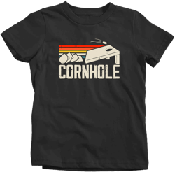 Kids Cornhole T Shirt Cornhole Board Shirt Corn Hole Toss Game Vintage Gift For Him Unisex Man TShirt Soft Graphic Tee