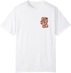 Peachy Vibes T-shirt - Funny Peach Design, Unisex Summer Tee, Gift for Friends, Trendy Graphic Shirt, Casual Wear