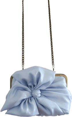 Powder Blue Bow Clutch, Bridal Accessories ,Bridal Clutch ,Bridesmaid Clutch, Clutch Purse, Something Blue
