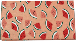Checkbook Cover for Women, Fabric Check Book Cover for Duplicate Checks and Register, Watermelon Lover, Check Holder, Just Because Gift Idea