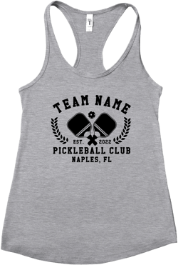 Custom Pickleball Tank Top, Personalized Team Name Tanks for Women, Gift for Sports Pickleball Player