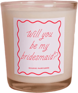Modern Pink Bridesmaid Proposal Gift, Wavy, Trendy, Be My Bridesmaid, Unique Bridesmaid Gift, Minimalist, Bridesmaid Box, Maid of Honor