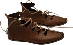 Genuine Leather Men&#39;s Flats Shoes, Gladiator Sandals,  Custom Made Medieval Sandals, Moccasins, Loafers For Men, Handmade, Summer Shoes