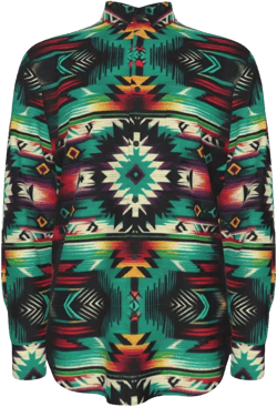 Southwestern Cotton Shirt, Western Mens Dress Shirt, Aztec Button Down, Gift for Man, Streetwear Menswear, Handmade , Cowboy Wigwam Boho