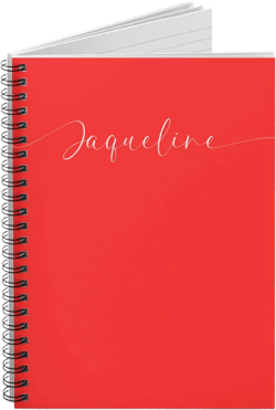 Stylish Personalized spiral journal, spiral notebook, Personalized with name, personalized journal, gift for women, gift for friend