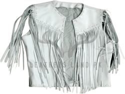 Women’s Western Fringe Leather Vest, Vintage Mini Cowgirl Vest, Stylish Summer Festival & Hippie Clothing, Mini Western Vest Boho, Handmade