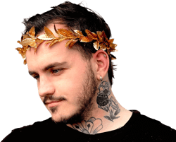 Men’s Gold Leaf Crown, Headband, Hair Laurel, Toga Costume, Greek Wedding, Headpiece, Roman, Groom, Gold Leaf Garland, LARP, Gift for Him