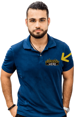 Custom Embroidered Polo Shirts - Dri-Fit with Personalized Business Logo, Monogram | Add Your Design/Text/Artwork | No Setup Cost! | Bulk
