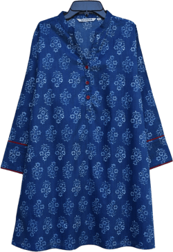 Ayurvastram AMOLI Pure Cotton Block Print Tunic Kurti