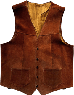 Men&#39;s Suede Brown Vintage leather vest,100% Genuine cowhide vest, Casual Motorcycle vest, Western Cowboy outfit, Tactical vest, Gift for him