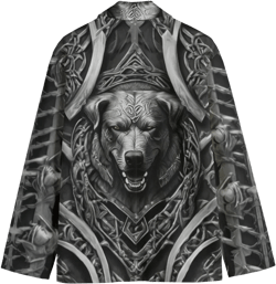 Cane Corso Steel Riveted Dog Blazer, Men&#39;s Cotton Blazer, Sport Coat, Smoking Jacket, Dinner Jacket, Plus Sizes, Designer Luxury, Celtic