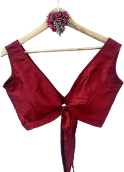 V-Cut Saree Blouse, Indian Sari Blouse, Bollywood Sari Blouse, Women Blouse, Crop Top For Women, Saree Blouse, Fancy Crop Top For Women